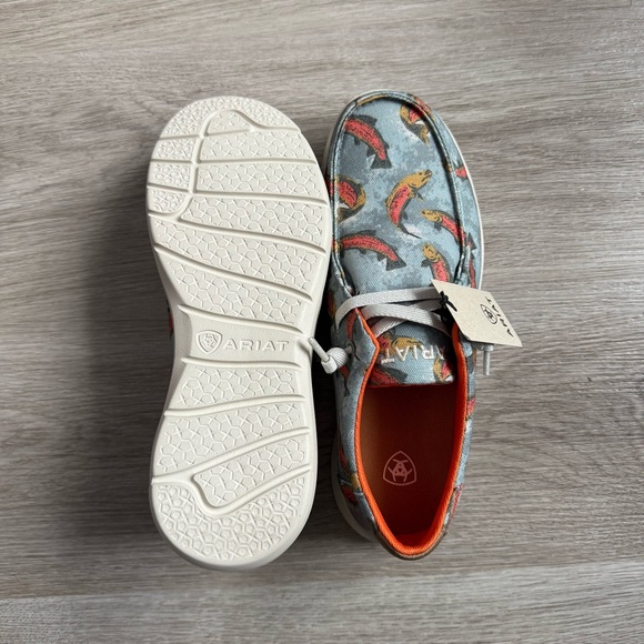 Ariat Hilo Olive Rainbow Trout Loafers - Picture 3 of 3